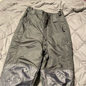 Dark Gray Boys Snow Ski Pants